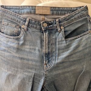 Everlane curvy cheeky jean light blue 29